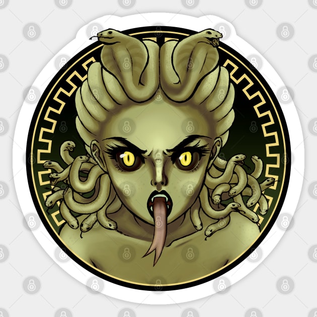 Medusa Sticker by Studio Marimo